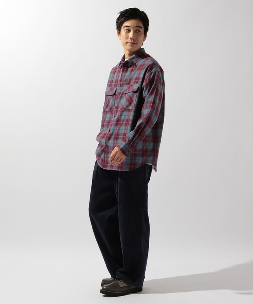 niko and...（ニコアンド）の「コーデュロイペインターパンツ（その他パンツ・メンズ・ブルー/チャコール/オフホワイト/ブラウン・MEDIUM/LARGE）」の14枚目の写真