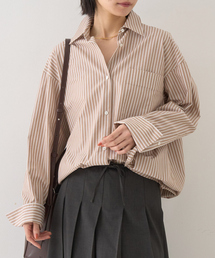 Rouge vif（ルージュヴィフ）の「ストライプメンズライクシャツ（シャツ/ブラウス）」