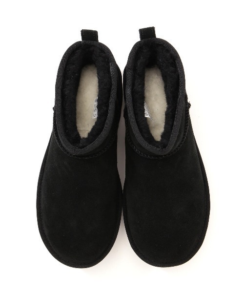 UGG(アグ)の「UGG(アグ)Classic Ultra Mini Platform /1135092(ブーツ・レディース・ベージュ/ブラック・6/7/8)」の10枚目の写真