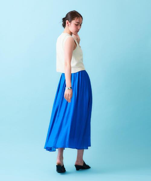 OPAQUE.CLIP（オペークドットクリップ）の「ダブルポケットニット【洗濯機洗い可】（ニット/セーター・レディース・グリーン/ブラウン系その他/アイボリー・38/40）」の19枚目の写真