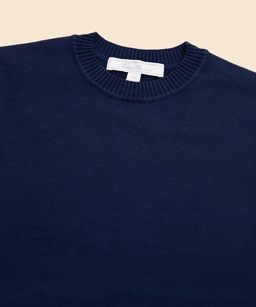 BROOKS BROTHERS(ブルックスブラザーズ)の「【Double B Collection】レーヨン/ポリエステル BBロゴ クルーネックセーター(ニット/セーター・レディース・ネイビー/ブラック・SMALL/X-SMALL/LARGE/MEDIUM)」の5枚目の写真