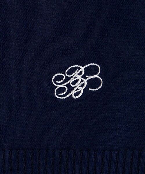 BROOKS BROTHERS(ブルックスブラザーズ)の「【Double B Collection】レーヨン/ポリエステル BBロゴ クルーネックセーター(ニット/セーター・レディース・ネイビー/ブラック・SMALL/X-SMALL/LARGE/MEDIUM)」の6枚目の写真