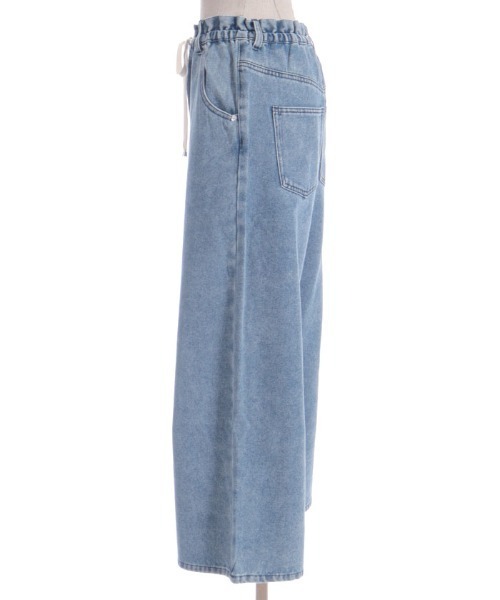 axes femme（アクシーズファム）の「イージーデニムパンツ（デニムパンツ・レディース・ケミカルウォッシュ/インディゴブルー/グレー・FREE）」の11枚目の写真