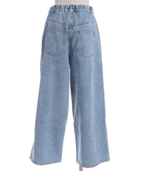 axes femme（アクシーズファム）の「イージーデニムパンツ（デニムパンツ・レディース・ケミカルウォッシュ/インディゴブルー/グレー・FREE）」の12枚目の写真