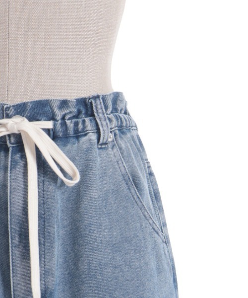 axes femme（アクシーズファム）の「イージーデニムパンツ（デニムパンツ・レディース・ケミカルウォッシュ/インディゴブルー/グレー・FREE）」の13枚目の写真