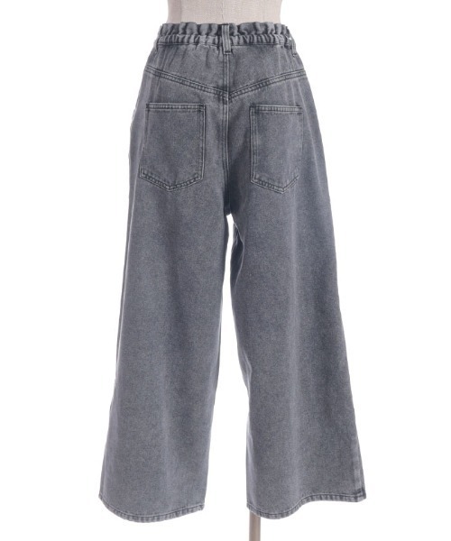 axes femme（アクシーズファム）の「イージーデニムパンツ（デニムパンツ・レディース・ケミカルウォッシュ/インディゴブルー/グレー・FREE）」の20枚目の写真