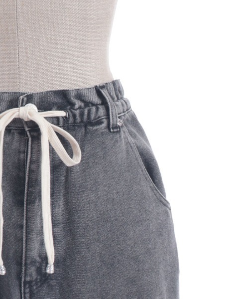 axes femme（アクシーズファム）の「イージーデニムパンツ（デニムパンツ・レディース・ケミカルウォッシュ/インディゴブルー/グレー・FREE）」の21枚目の写真