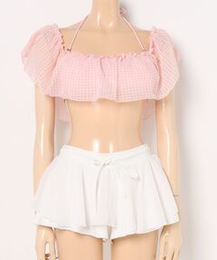 eimy istoire オフショルダーフリルトップス　水着セットアップ セール】オフショルダーフリルトップス（水着）｜eimy istoire