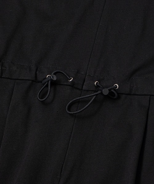 LA MARINE FRANCAISE（マリン フランセーズ）の「ジャージーフリルコンビネゾン（サロペット/オーバーオール・レディース・ブラック/グレー・FREE）」の4枚目の写真