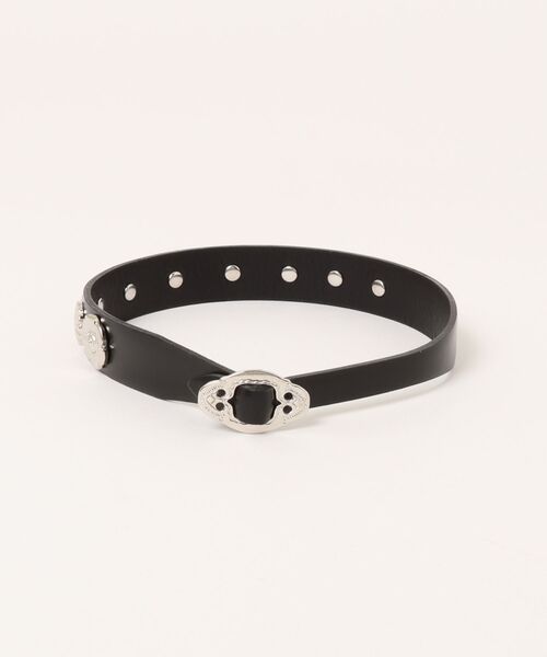 TOGA(トーガ)の「DOUBLE LEATHER BANGLE(ブレスレット・メンズ・ブラック・OS)」の5枚目の写真