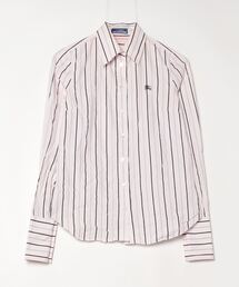 BURBERRY*バーバリーブルーレーベル　ストライプ柄シャツ　ブラウス 36 BURBERRY BLUE LABEL（シャツ/ブラウス(半袖/袖なし)）のフリマ