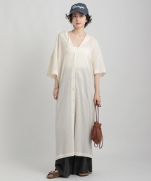 GEORGE'S（ジョージズ）の「フードシャツワンピース（ワンピース）」