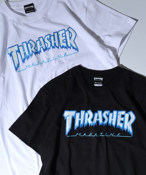 THRASHER(スラッシャー)の「THRASHER スラッシャー プリント半袖TEEシャツ(Tシャツ/カットソー・メンズ・ブラック系その他/ホワイト系その他2/ブラック×ブルー/ブラック/ブラック系その他2/ホワイト×ブルー/ホワイト×グリーン/ホワイト/ホワイト系その他/ブラック×グリーン/ミント・M/XL/S/L)」の7枚目の写真