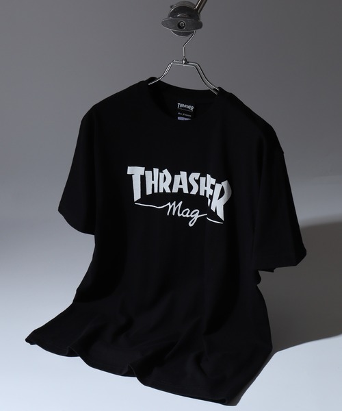 THRASHER(スラッシャー)の「THRASHER スラッシャー プリント半袖TEEシャツ(Tシャツ/カットソー・メンズ・ブラック系その他/ホワイト系その他2/ブラック×ブルー/ブラック/ブラック系その他2/ホワイト×ブルー/ホワイト×グリーン/ホワイト/ホワイト系その他/ブラック×グリーン/ミント・M/XL/S/L)」の10枚目の写真