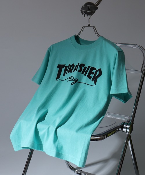 THRASHER(スラッシャー)の「THRASHER スラッシャー プリント半袖TEEシャツ(Tシャツ/カットソー・メンズ・ブラック系その他/ホワイト系その他2/ブラック×ブルー/ブラック/ブラック系その他2/ホワイト×ブルー/ホワイト×グリーン/ホワイト/ホワイト系その他/ブラック×グリーン/ミント・M/XL/S/L)」の11枚目の写真