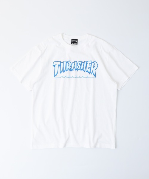 THRASHER(スラッシャー)の「THRASHER スラッシャー プリント半袖TEEシャツ(Tシャツ/カットソー・メンズ・ブラック系その他/ホワイト系その他2/ブラック×ブルー/ブラック/ブラック系その他2/ホワイト×ブルー/ホワイト×グリーン/ホワイト/ホワイト系その他/ブラック×グリーン/ミント・M/XL/S/L)」の13枚目の写真