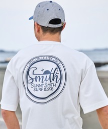 バックサークルロゴプリントTシャツ