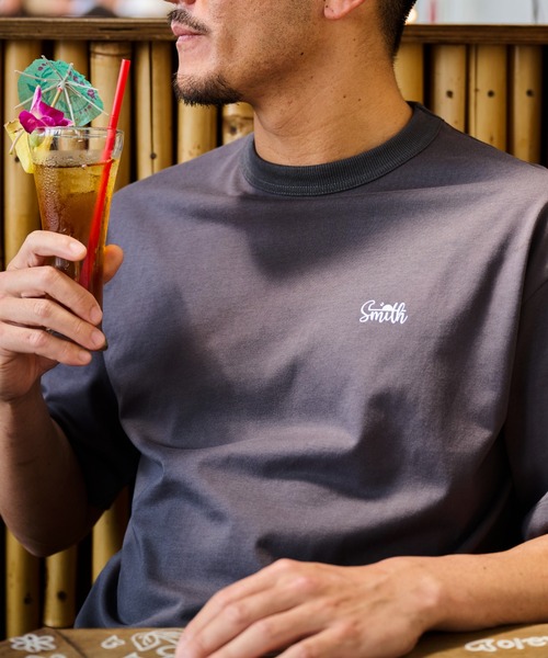 Sunny Smith(サニースミス)の「バックサークルロゴプリントTシャツ(Tシャツ/カットソー・メンズ・スミクロ/ホワイト・LARGE/MEDIUM)」の4枚目の写真