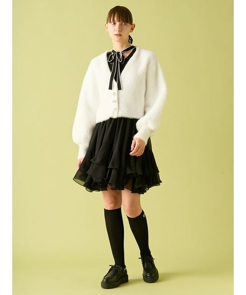FURFUR スカートドッキングワンピース DOT ファーファー FURFUR 【限定カラー】スカートドッキング