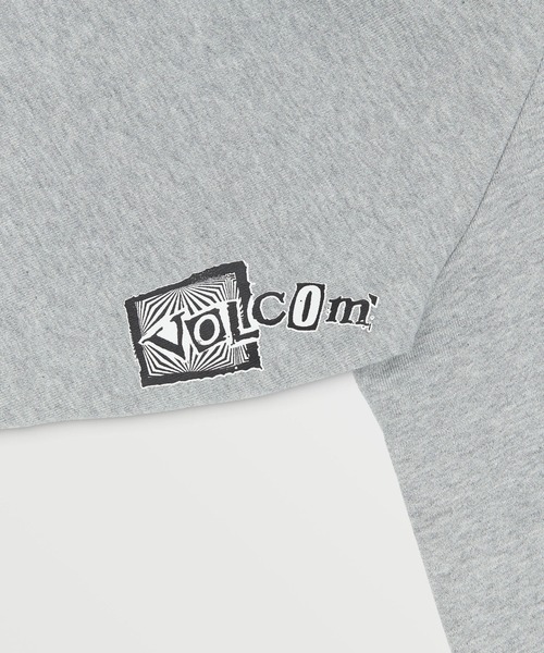 VOLCOM(ボルコム)の「【VOLCOM/ボルコム】 Dental Pullover Hoodie /ロゴフロントプリントショルダーカラー切り替えプルオーバーパーカー・フーディー(パーカー・メンズ・ブラック/ヘザーグレー・SMALL/MEDIUM/LARGE/X-LARGE)」の6枚目の写真