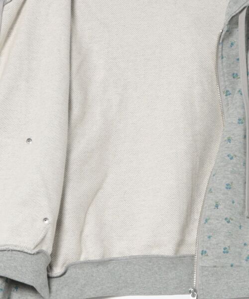 Heather(ヘザー)の「WZIPフーディ 592833(パーカー・レディース・スミクロ/グレー系その他/グレー・FREE)」の22枚目の写真