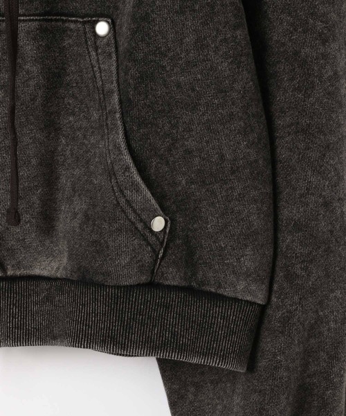 Heather(ヘザー)の「WZIPフーディ 592833(パーカー・レディース・スミクロ/グレー系その他/グレー・FREE)」の14枚目の写真