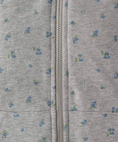 Heather(ヘザー)の「WZIPフーディ 592833(パーカー・レディース・スミクロ/グレー系その他/グレー・FREE)」の19枚目の写真