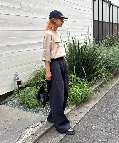 CIAOPANIC TYPY（チャオパニックティピー）の「【ユニセックス】ヴィンテージダックロゴ刺繍キャップ（キャップ・メンズ・グレー/ネイビー/ブラック/カーキ・ONE SIZE）」の18枚目の写真