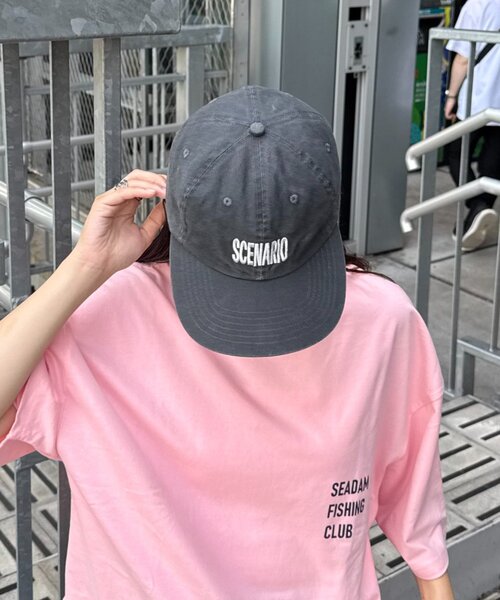 CIAOPANIC TYPY（チャオパニックティピー）の「【ユニセックス】ヴィンテージダックロゴ刺繍キャップ（キャップ・メンズ・グレー/ネイビー/ブラック/カーキ・ONE SIZE）」の19枚目の写真