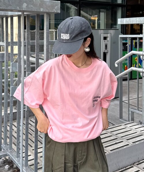 CIAOPANIC TYPY（チャオパニックティピー）の「【ユニセックス】ヴィンテージダックロゴ刺繍キャップ（キャップ・メンズ・グレー/ネイビー/ブラック/カーキ・ONE SIZE）」の21枚目の写真