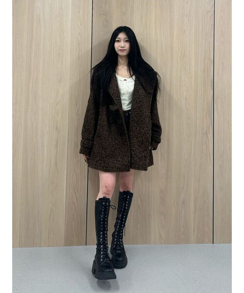 Aラインミドルコート（その他アウター）｜jouetie（ジュエティ）の