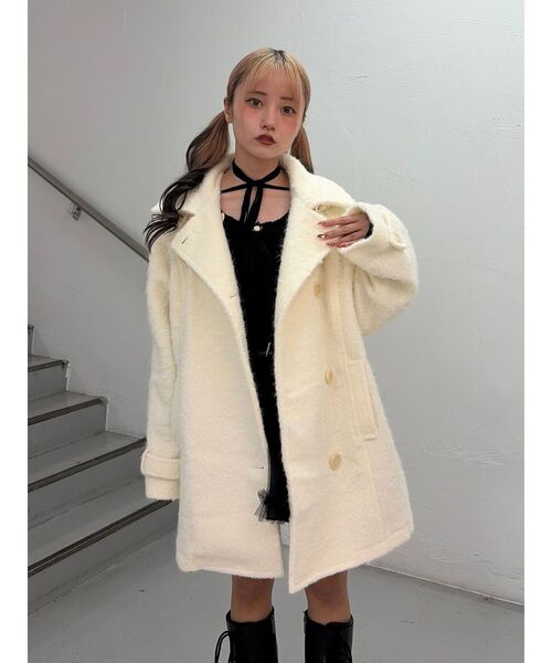 Aラインミドルコート（ステンカラーコート）｜jouetie（ジュエティ）の