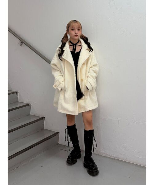 Aラインミドルコート（その他アウター）｜jouetie（ジュエティ）の