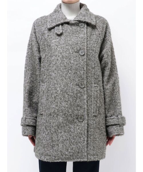 Aラインミドルコート（ステンカラーコート）｜jouetie（ジュエティ）の