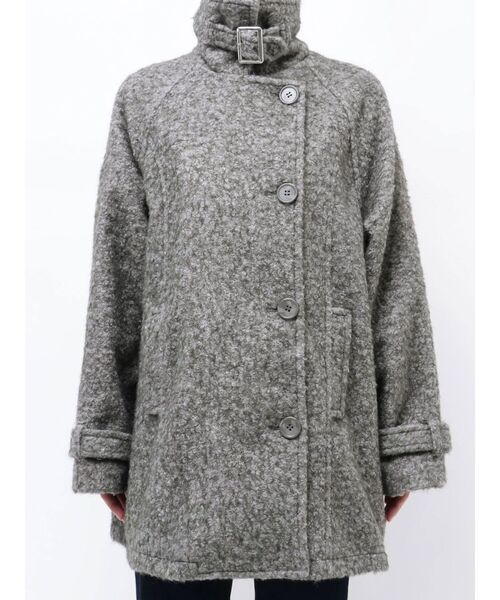 セール】Aラインミドルコート（ステンカラーコート）｜jouetie