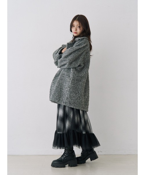 Aラインミドルコート（ステンカラーコート）｜jouetie（ジュエティ）の