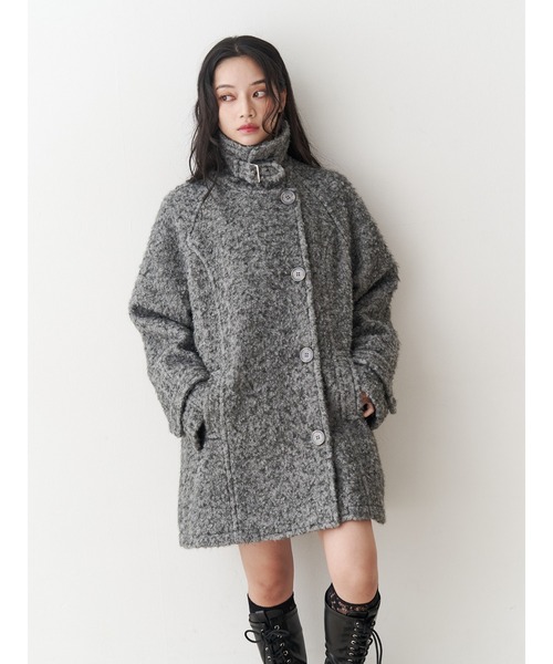 Aラインミドルコート（ステンカラーコート）｜jouetie（ジュエティ）の