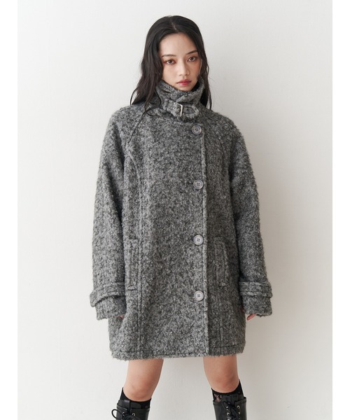 jouetie(ジュエティ)の「Aラインミドルコート(ステンカラーコート・レディース・ブラック/ブラウン/グレー/アイボリー・MEDIUM)」の20枚目の写真