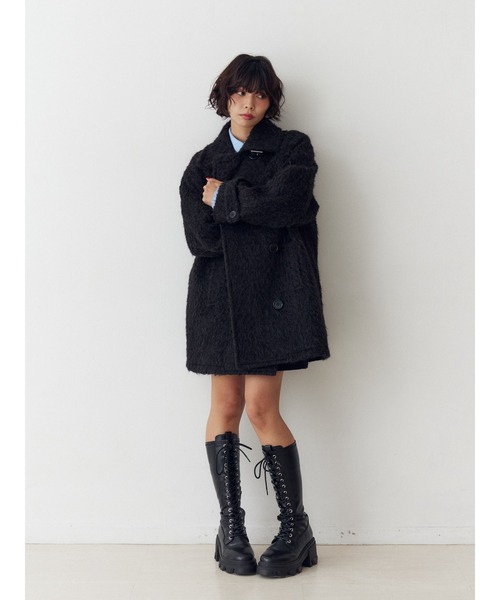 Aラインミドルコート（ステンカラーコート）｜jouetie（ジュエティ）の