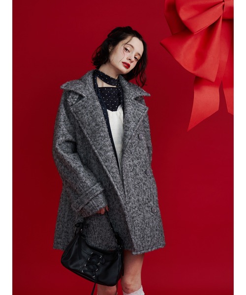 大特価》jouetie Aラインミドルコート Aラインミドルコート（ステンカラーコート）｜jouetie（ジュエティ）の