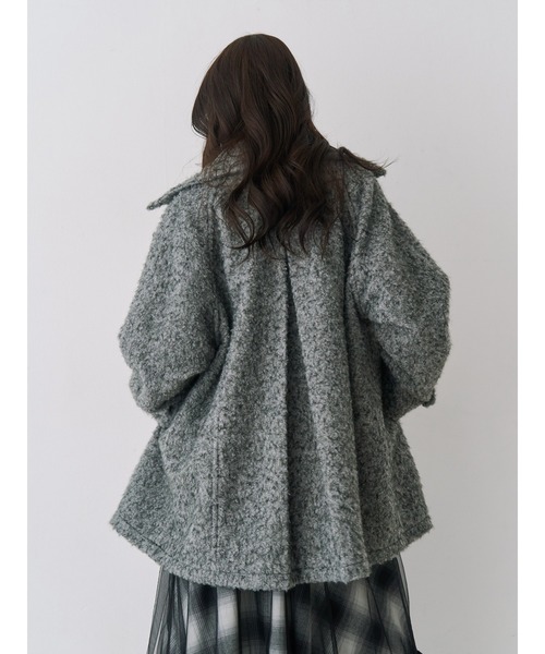 セール】Aラインミドルコート（ステンカラーコート）｜jouetie