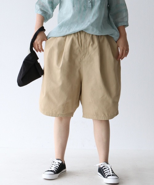 ボーイフレンドハーフワイドパンツ