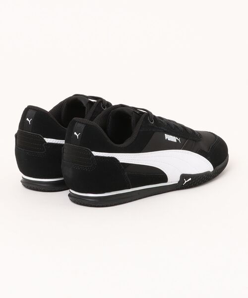 PUMA（プーマ）の「PUMA プーマ BELLA DONNA NYLON レディーススニーカー 薄底 ロープロファイル(ベラドンナナイロン)（スニーカー・レディース・ブラック×ホワイト/ライトグレー・22.5cm/23.0cm/23.5cm/24.0cm/24.5cm/25.0cm）」の3枚目の写真