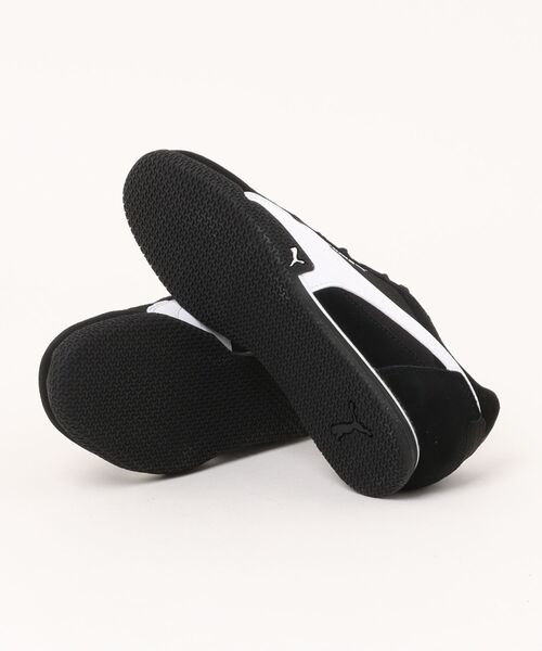 PUMA（プーマ）の「PUMA プーマ BELLA DONNA NYLON レディーススニーカー 薄底 ロープロファイル(ベラドンナナイロン)（スニーカー・レディース・ブラック×ホワイト/ライトグレー・22.5cm/23.0cm/23.5cm/24.0cm/24.5cm/25.0cm）」の4枚目の写真