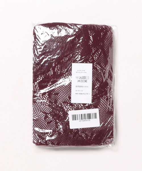 Burner（バーナー）の「【OKUOKU　0909】フローラル　レース　タイツ oku-tights-872424405241-8（タイツ/ストッキング・レディース・ブラック/オフホワイト/グレー/ダークブラウン/パープル・FREE）」の20枚目の写真