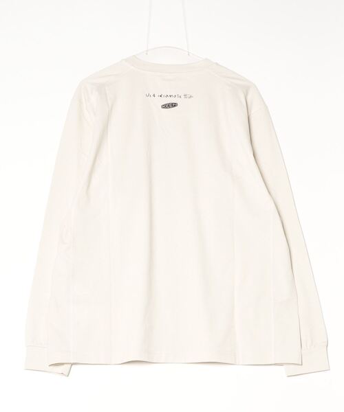 KEEN(キーン)の「Us4 HARVEST LOGO LS TEE / アスフォー ハーベスト ロゴ ロングスリーブ ティー(Tシャツ/カットソー・レディース・アイボリー・S/M/L/XL)」の2枚目の写真