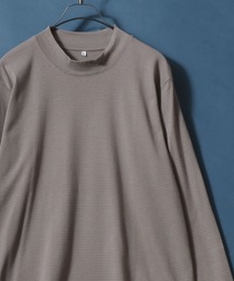 Organic Cotton High neck T-Shirt/オーガニックコットン ハイネック Tシャツ ロンT メンズ レディース
