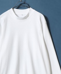 ANPAS | Organic Cotton High neck T-Shirt/オーガニックコットン ハイネック Tシャツ ロンT メンズ レディース(Tシャツ/カットソー)