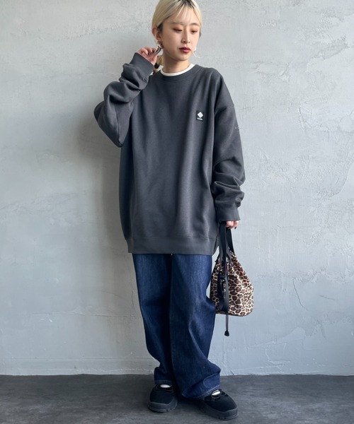 Columbia（コロンビア）の「[Columbia/コロンビア] THUNDER MOUNTAIN  グラフィックバックプリントスウェット（スウェット・レディース・ブラック/グリーン/パープル・M/L/XL）」の14枚目の写真