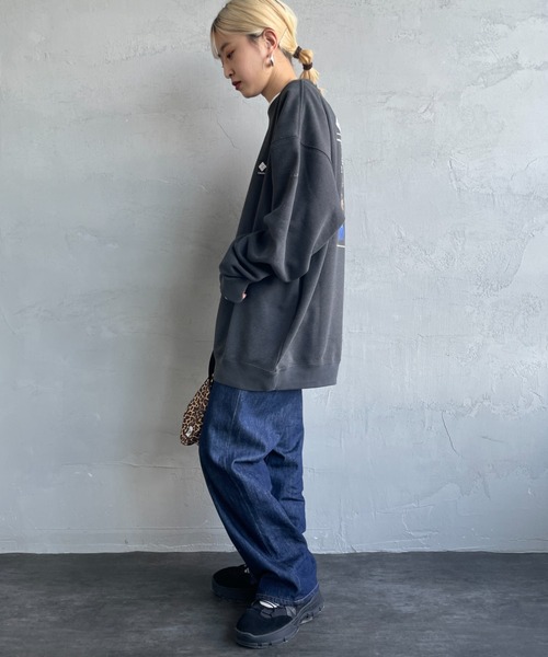 Columbia（コロンビア）の「[Columbia/コロンビア] THUNDER MOUNTAIN  グラフィックバックプリントスウェット（スウェット・レディース・ブラック/グリーン/パープル・M/L/XL）」の15枚目の写真